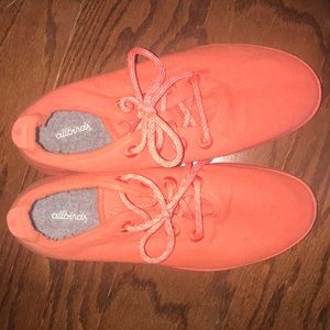 Allbirds coral wool runners in size 11